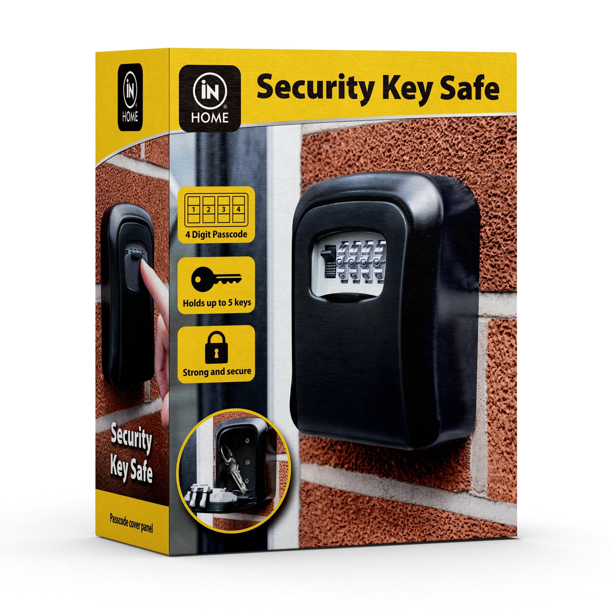 4 Digit Combination Security Key Safe - iN Home - Image 3