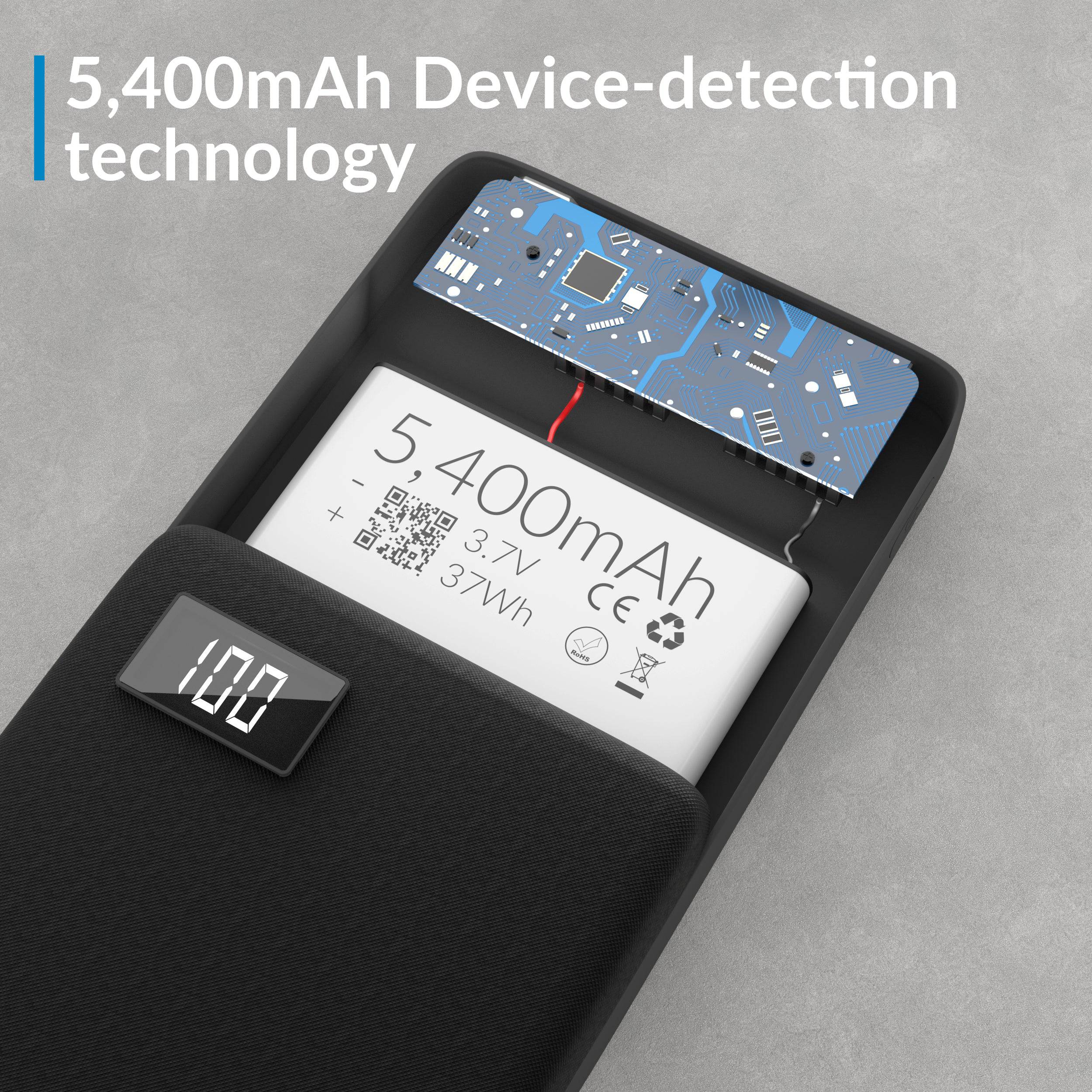 5,400 mAh Battery Power Bank - Image 6