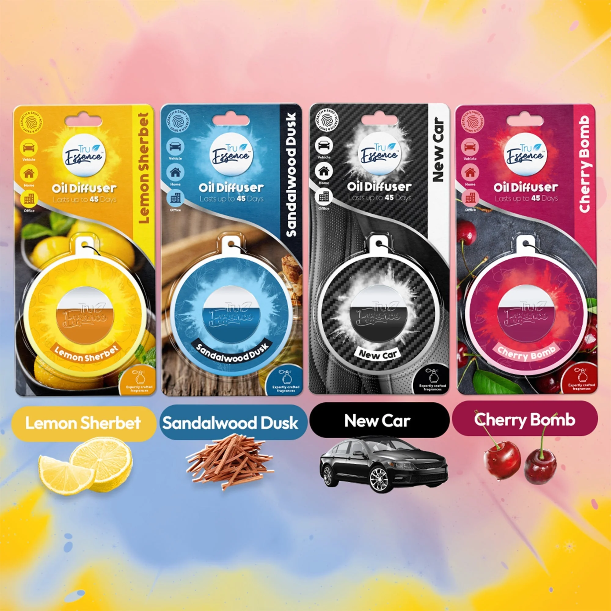 Car Air Freshener (Sandalwood Dusk) - TruEssence - Image 4