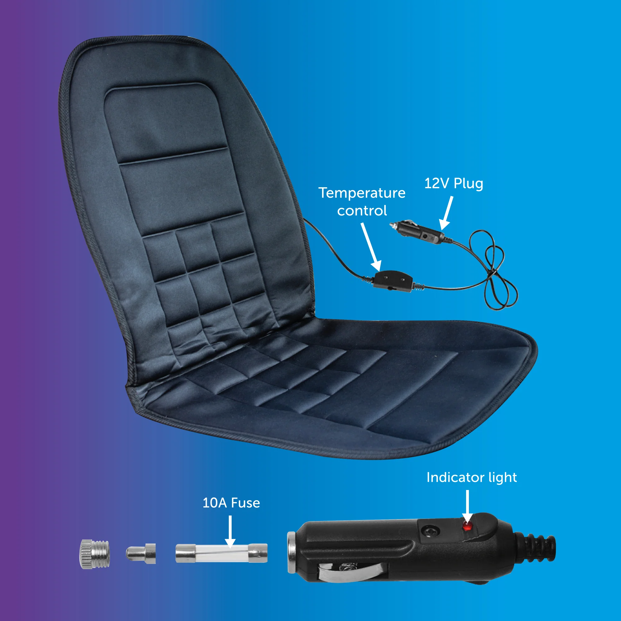 Car Seat Heater with Temperature Control - RoadPatrol - Image 3