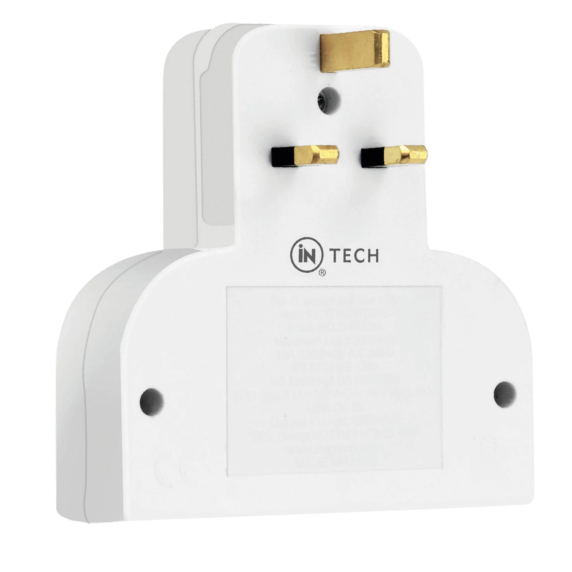 Double Plug Adapter With Twin USB Charging - iN Tech - Image 5