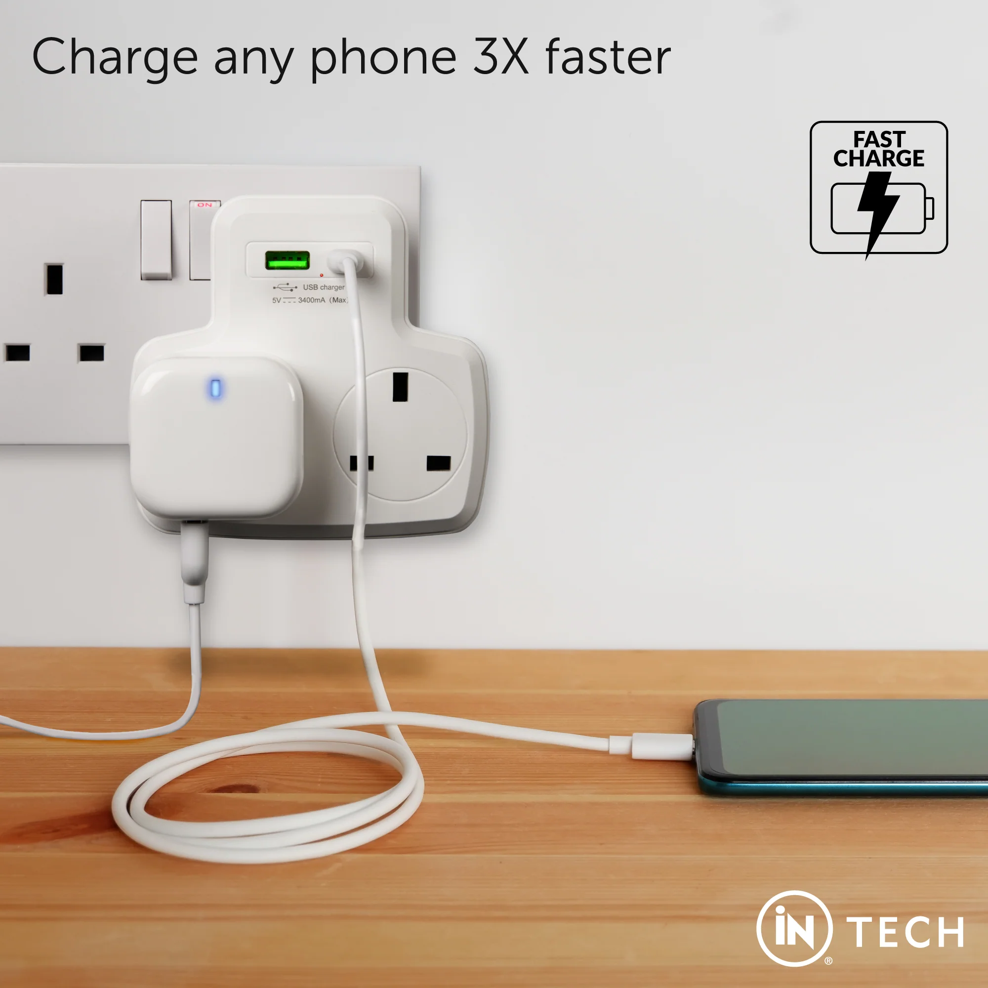 Double Plug Adaptor - iN Tech - Image 6