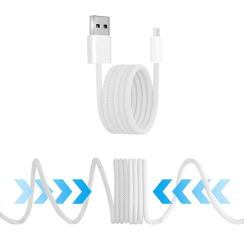 iN Tech USB-A to Lightning Cable - iPhone Charger Nylon Braided Cable - Image 4