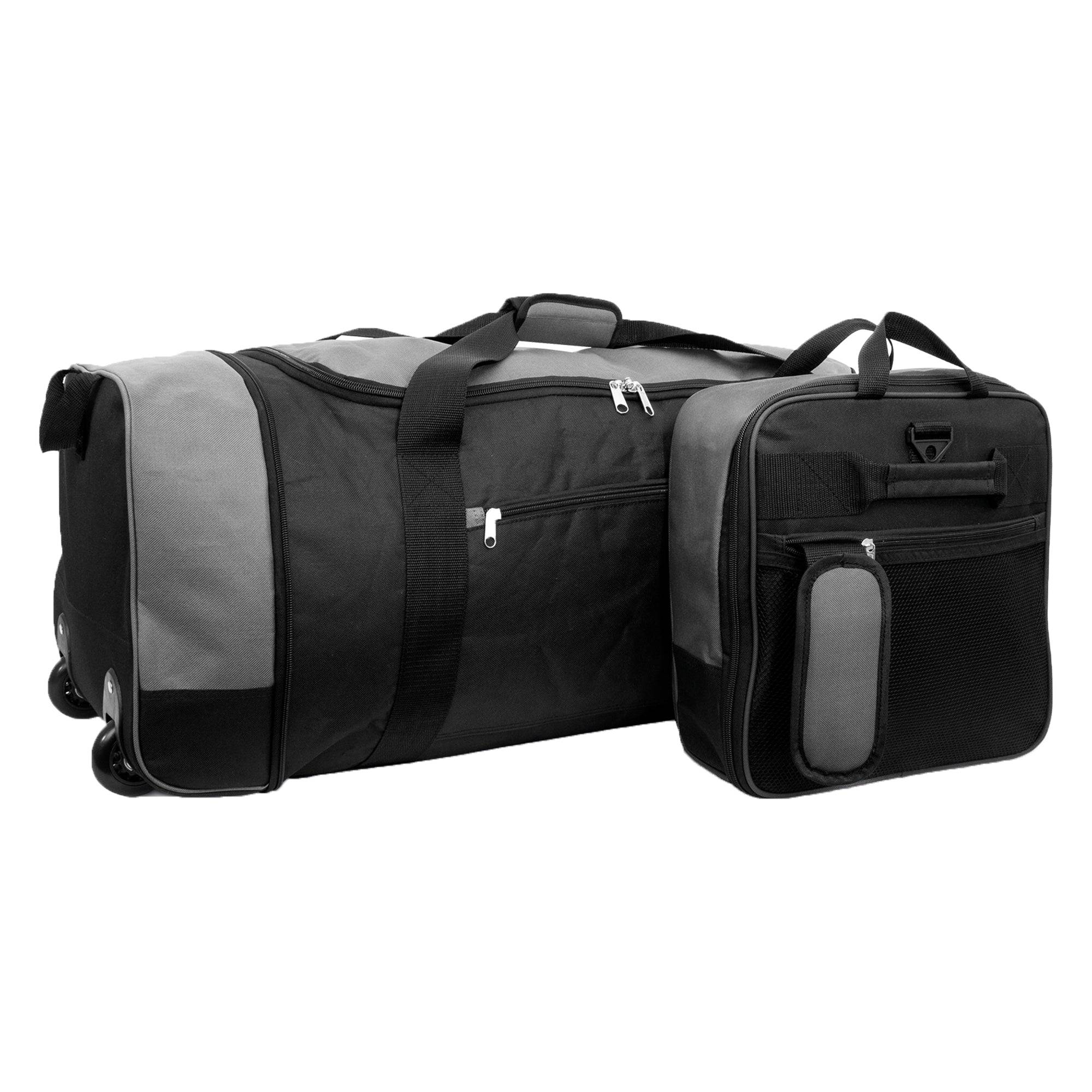 Large Travel Bag With Wheels (Red) - iN Travel - Image 11