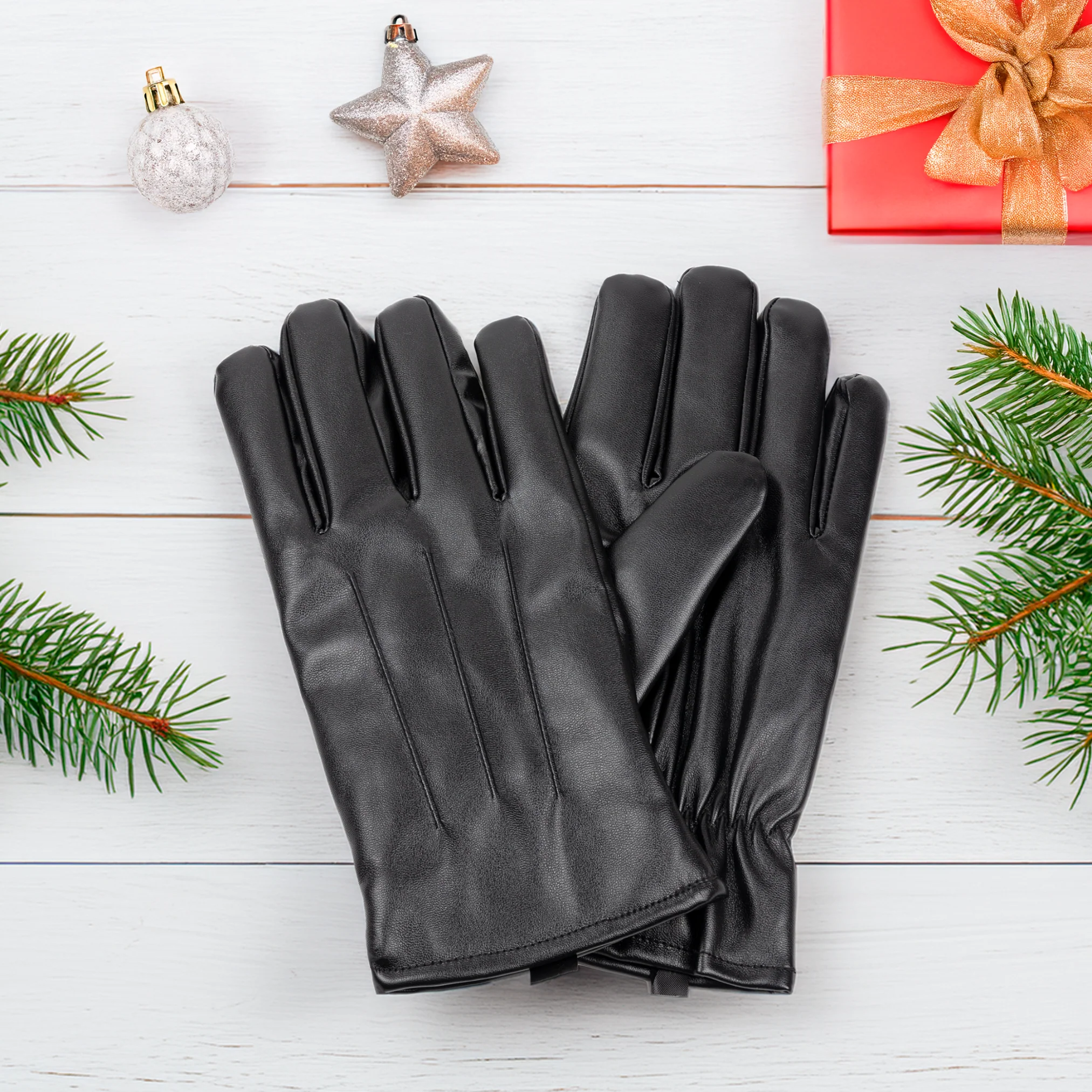 Leather Unisex Touchscreen Gloves - iN Style - Image 5