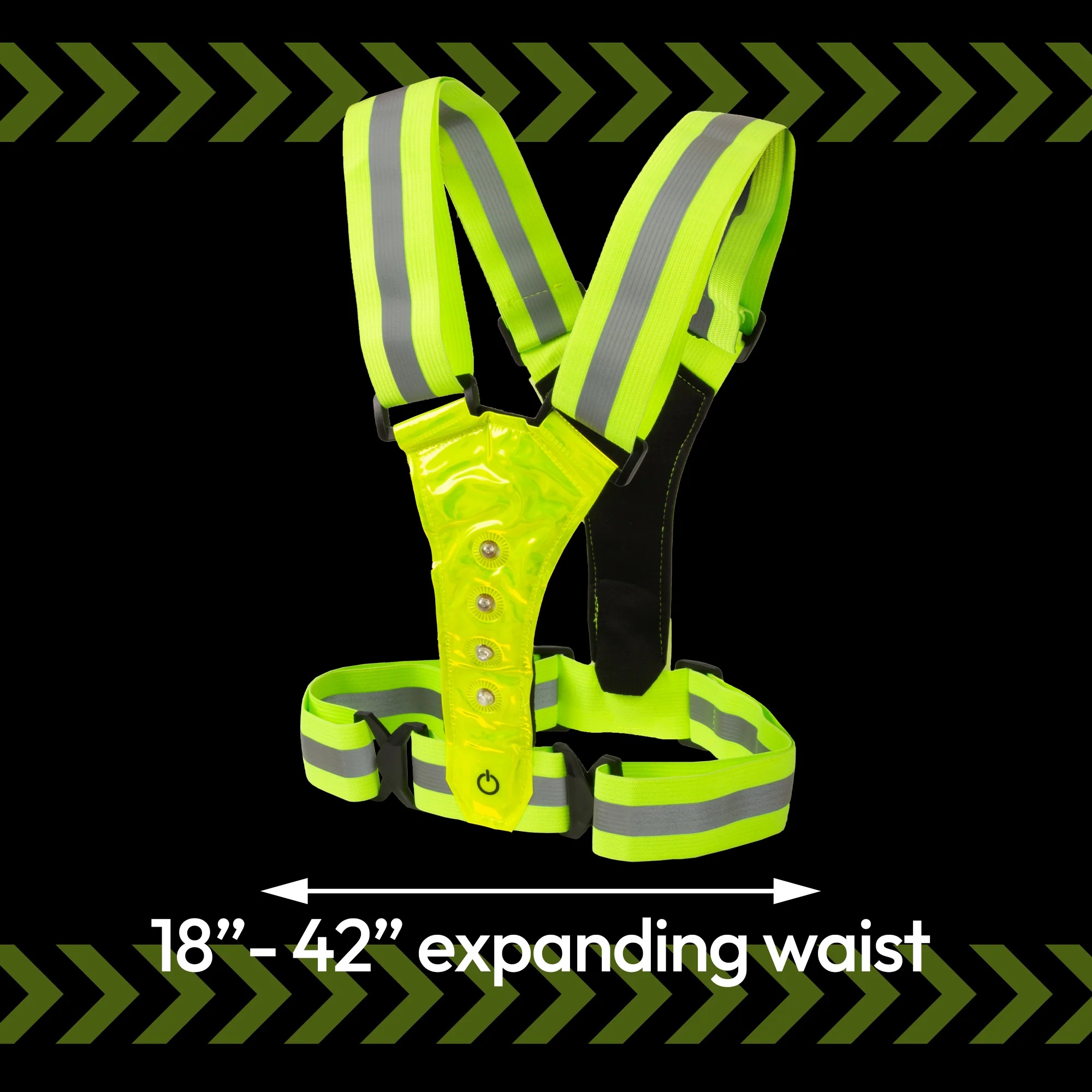 LED Strap 'n' Secure Hi Vis Lumivest - DSL - Image 5