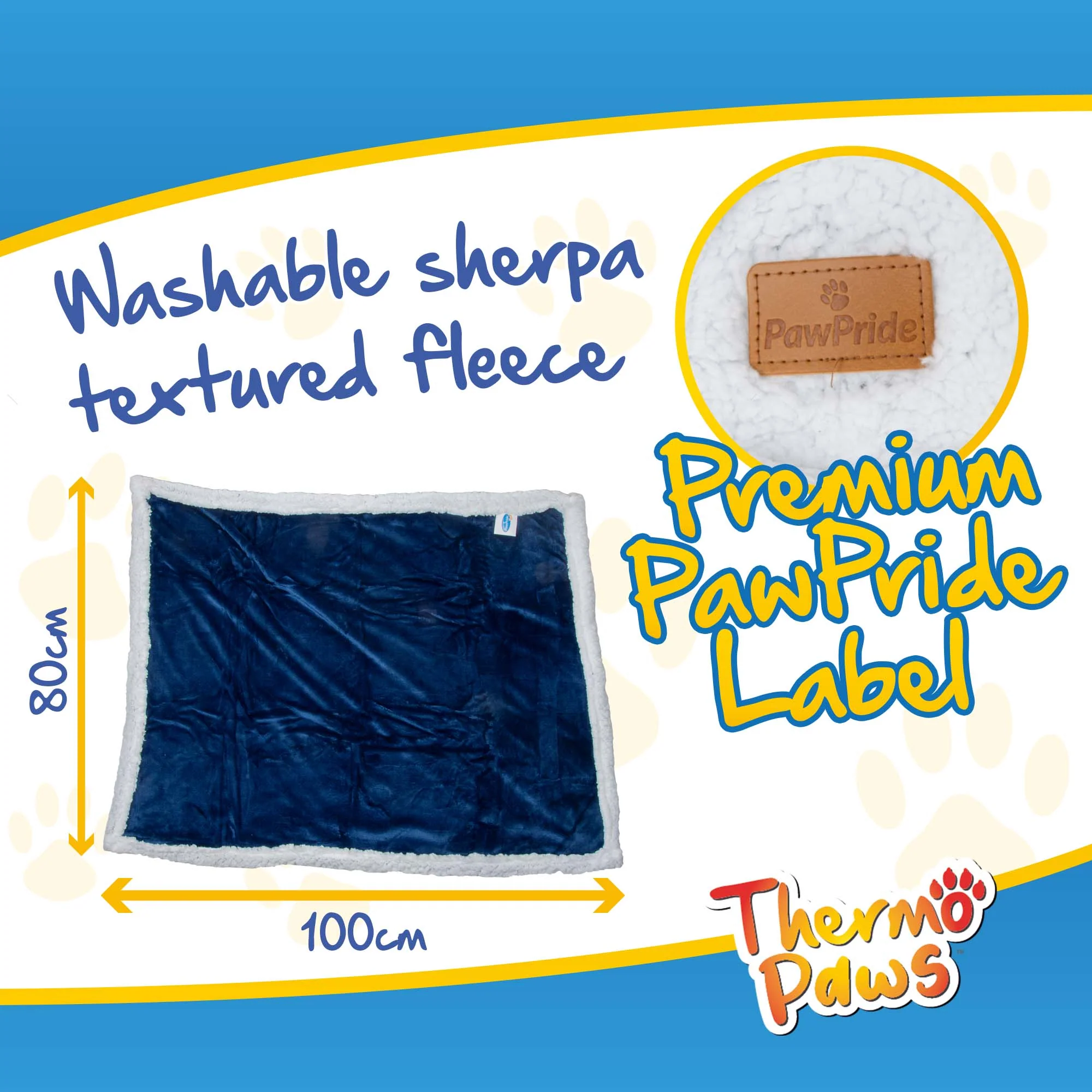 Luxury Pet Blanket (Blue) - PawPride - Image 5