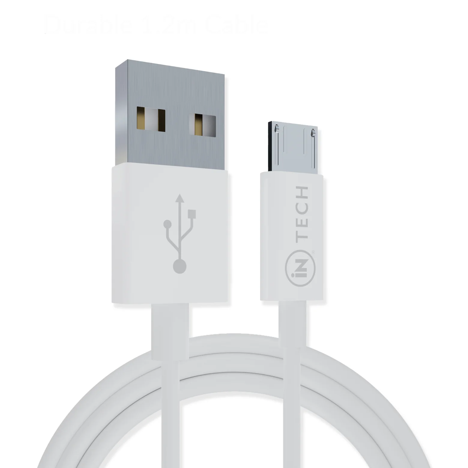 Micro USB Cable Charger and Data Transfer Cable 1.2m (Black) - iN Tech - Image 8