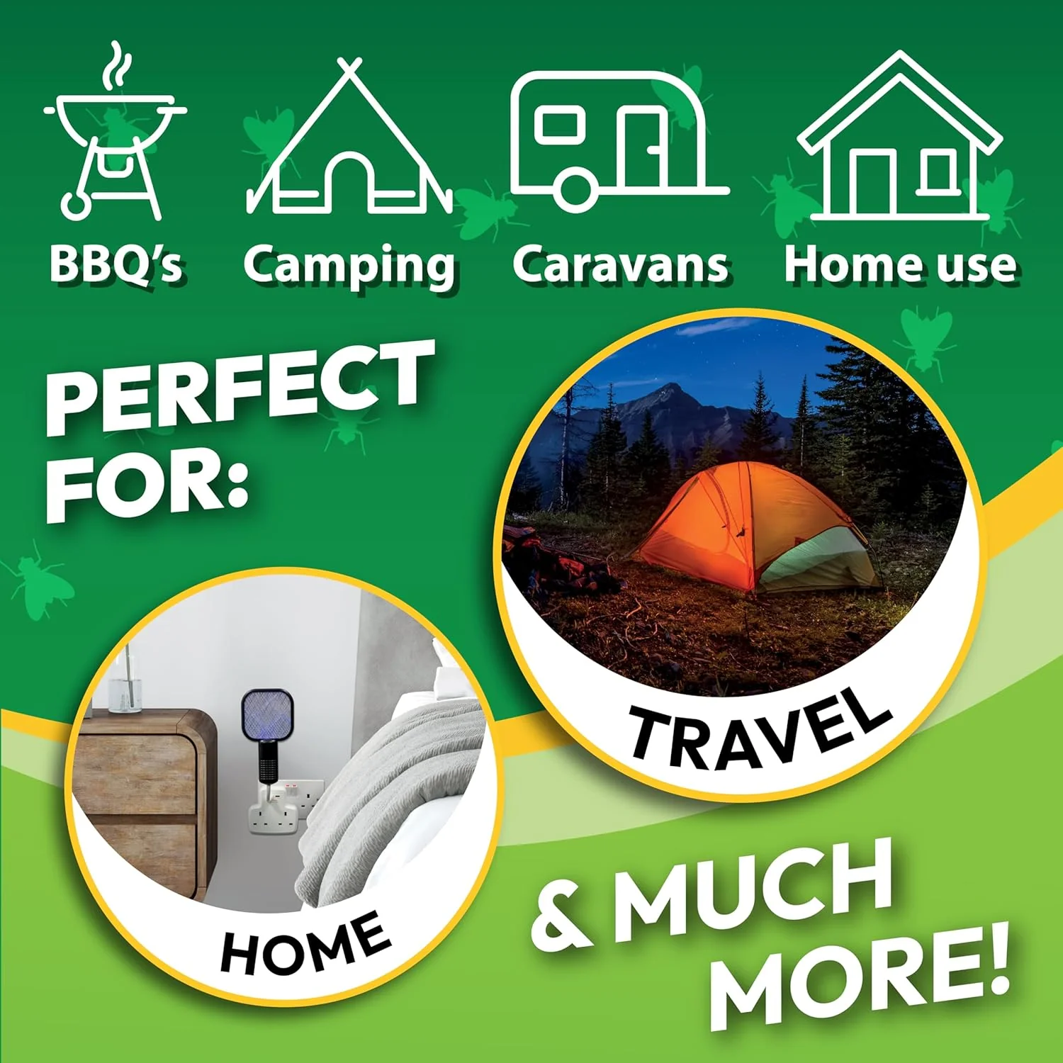 Mini Bug Zapper | 2 in 1 Mini Electric Bug Zapper | Camping Accessories - Image 7