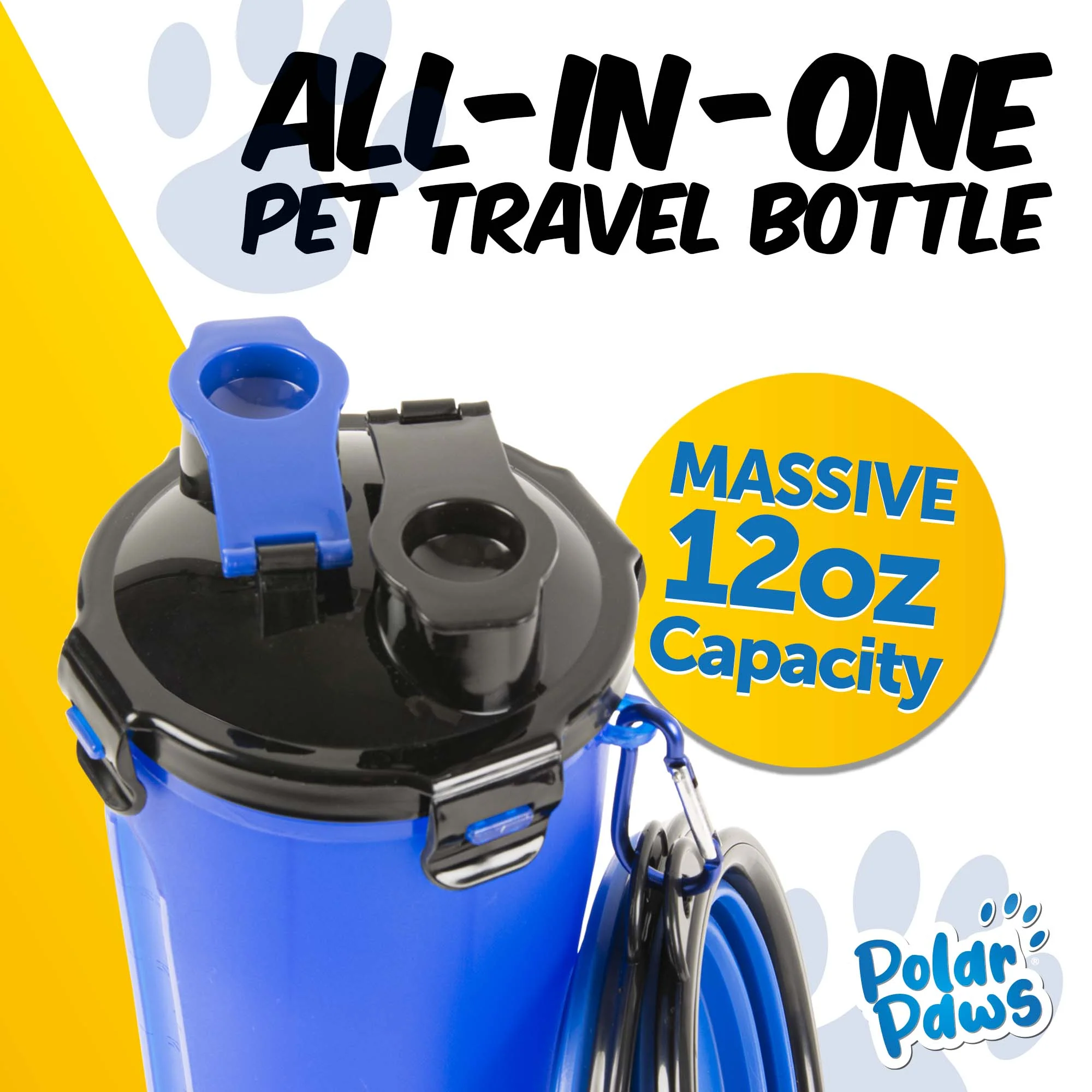 Pet Water Bottle and Food Container - PawPride - Image 3