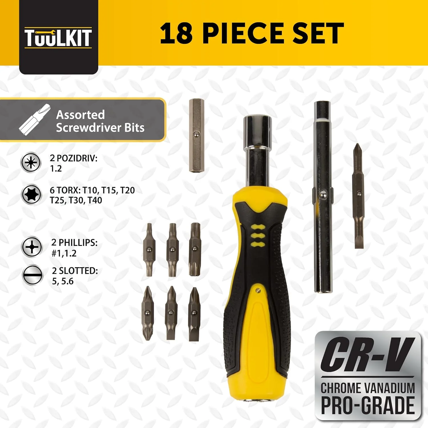 Screwdriver Ratchet Set 18-in-1 - TuulKit - Image 3