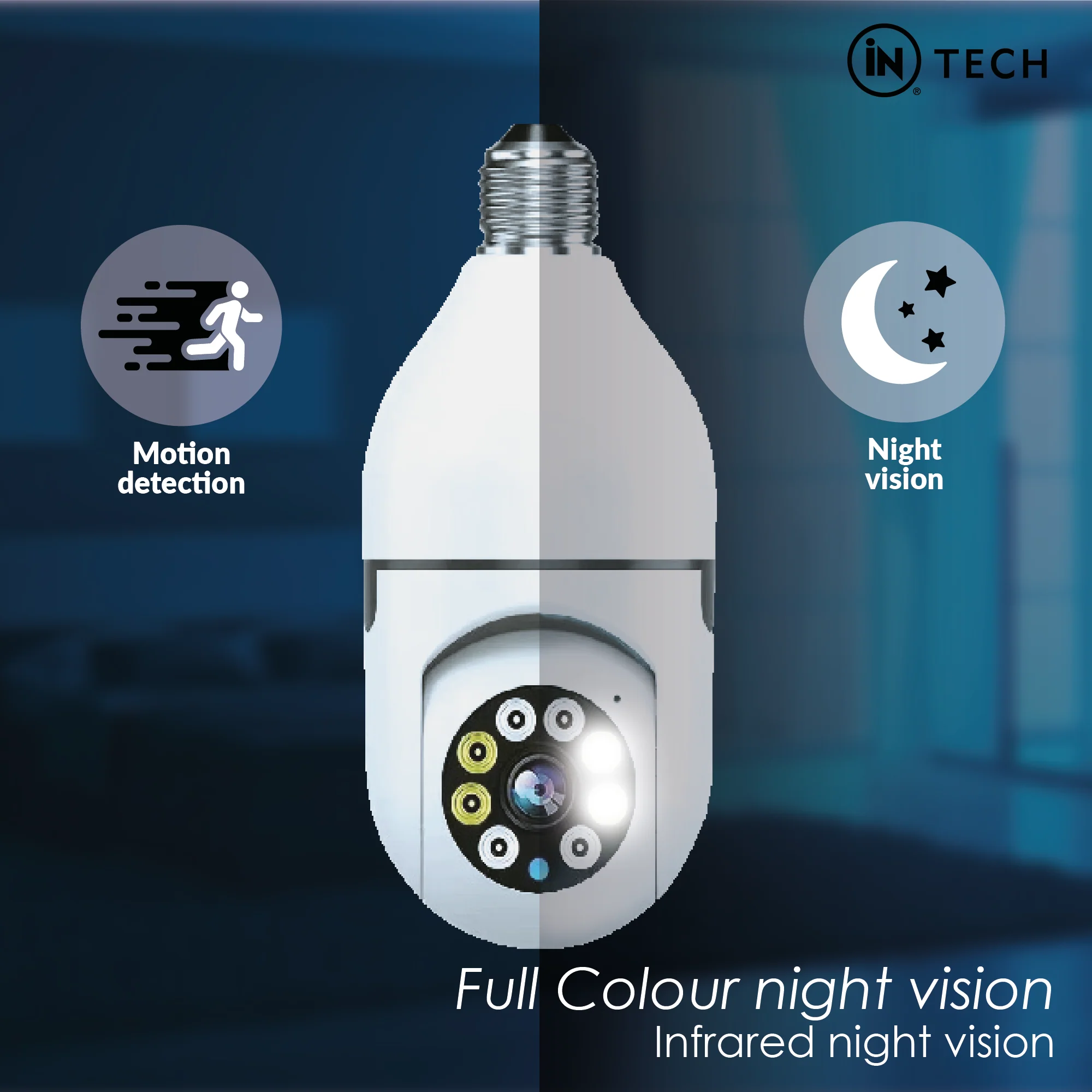Smart 360° Home Bulb Security Camera - iN Tech - Image 7