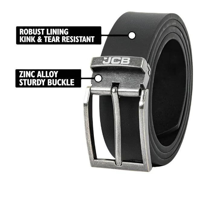 Smart Casual Jeans Black Belt for Men - JCB - Image 3