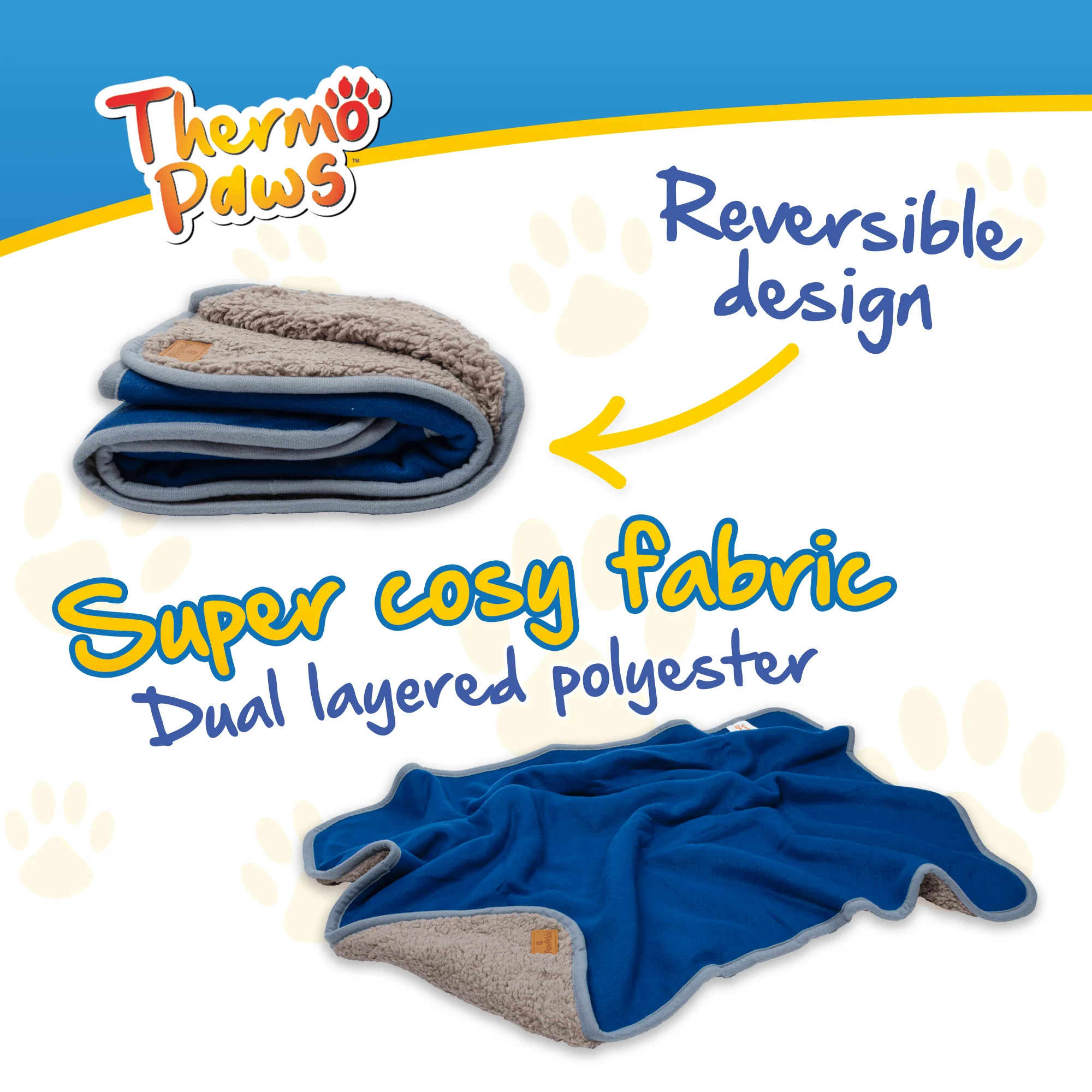 Super Soft Pet Blanket (Blue) - Pawpride - Image 6