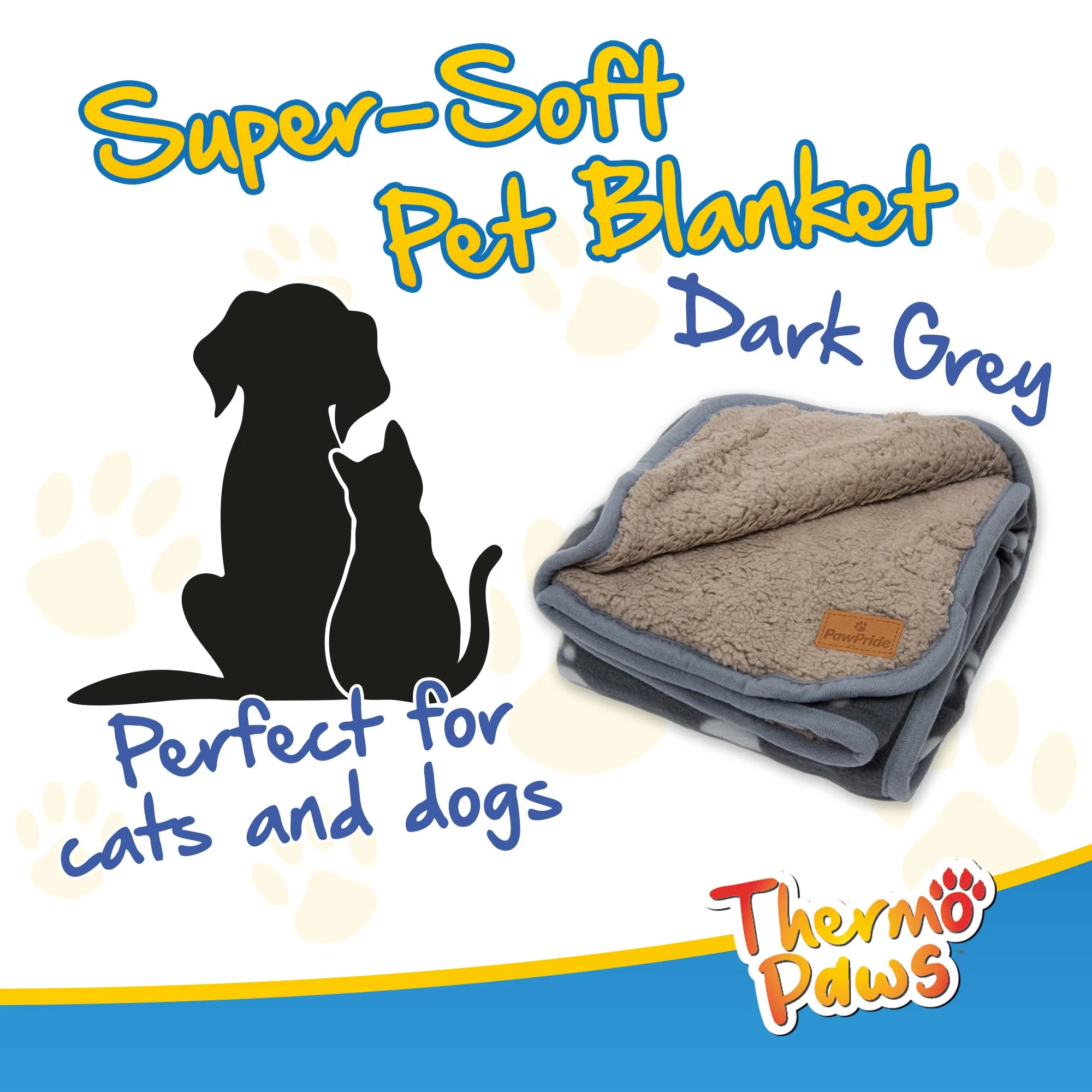 Super Soft Pet Blanket (Dark Grey) - Pawpride - Image 5