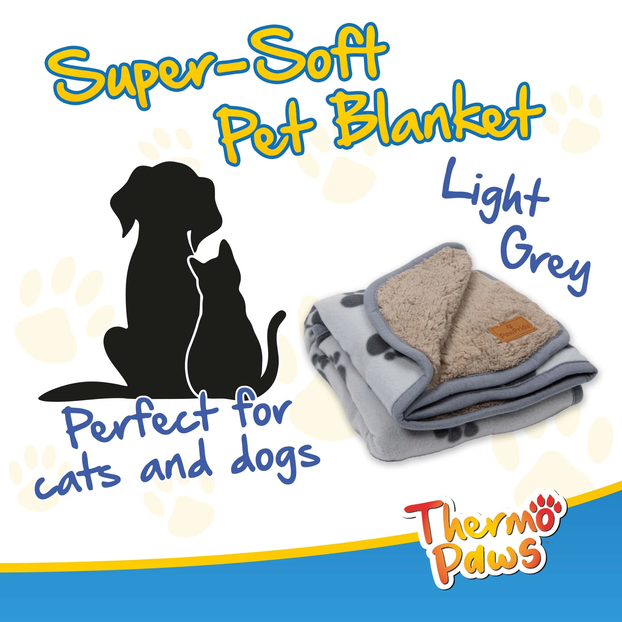 Super Soft Pet Blanket (Light Grey) - Pawpride - Image 5
