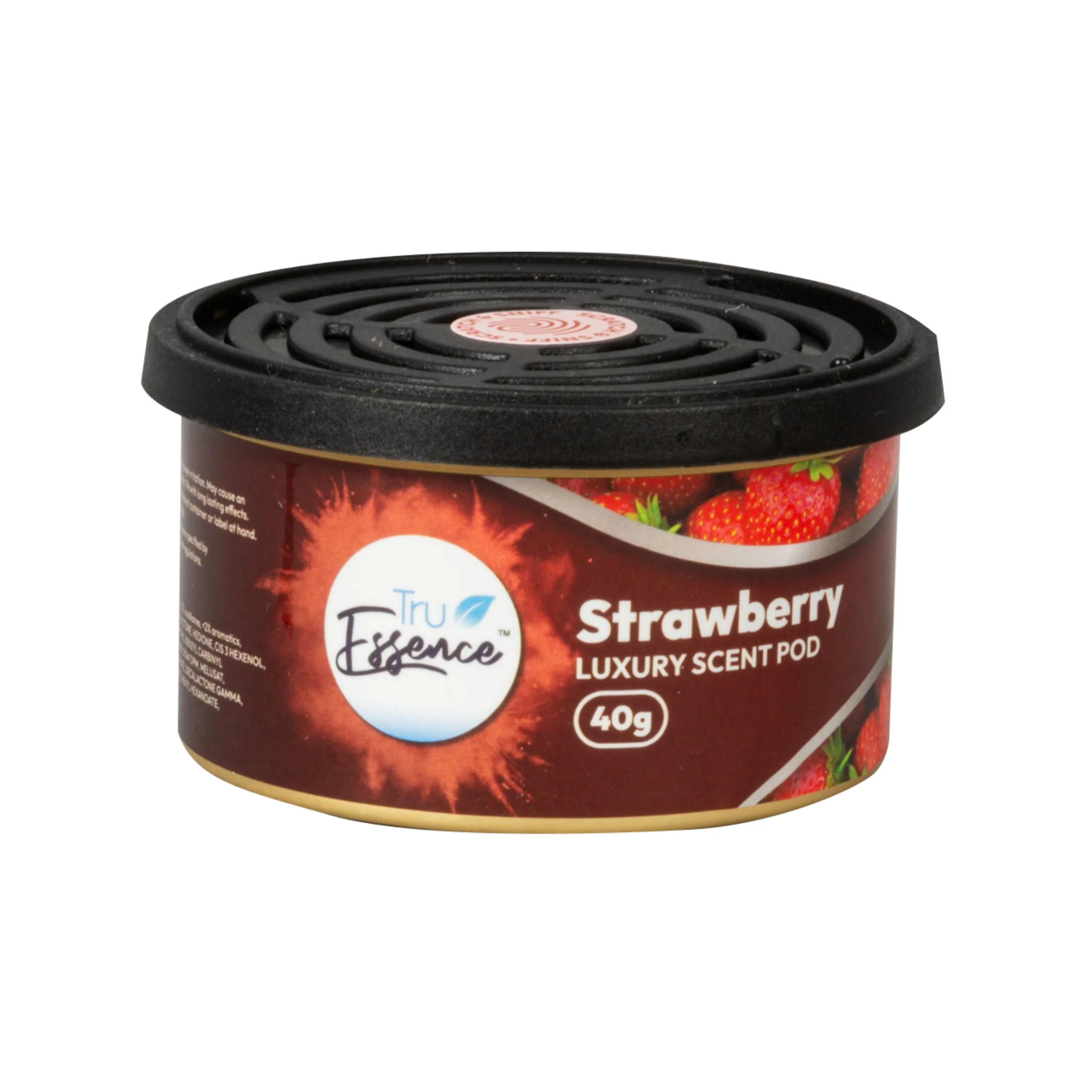TruEssence Tin Air Freshener | Organic Fibre Filling & Scent-Control Lid For Car, Home & Office