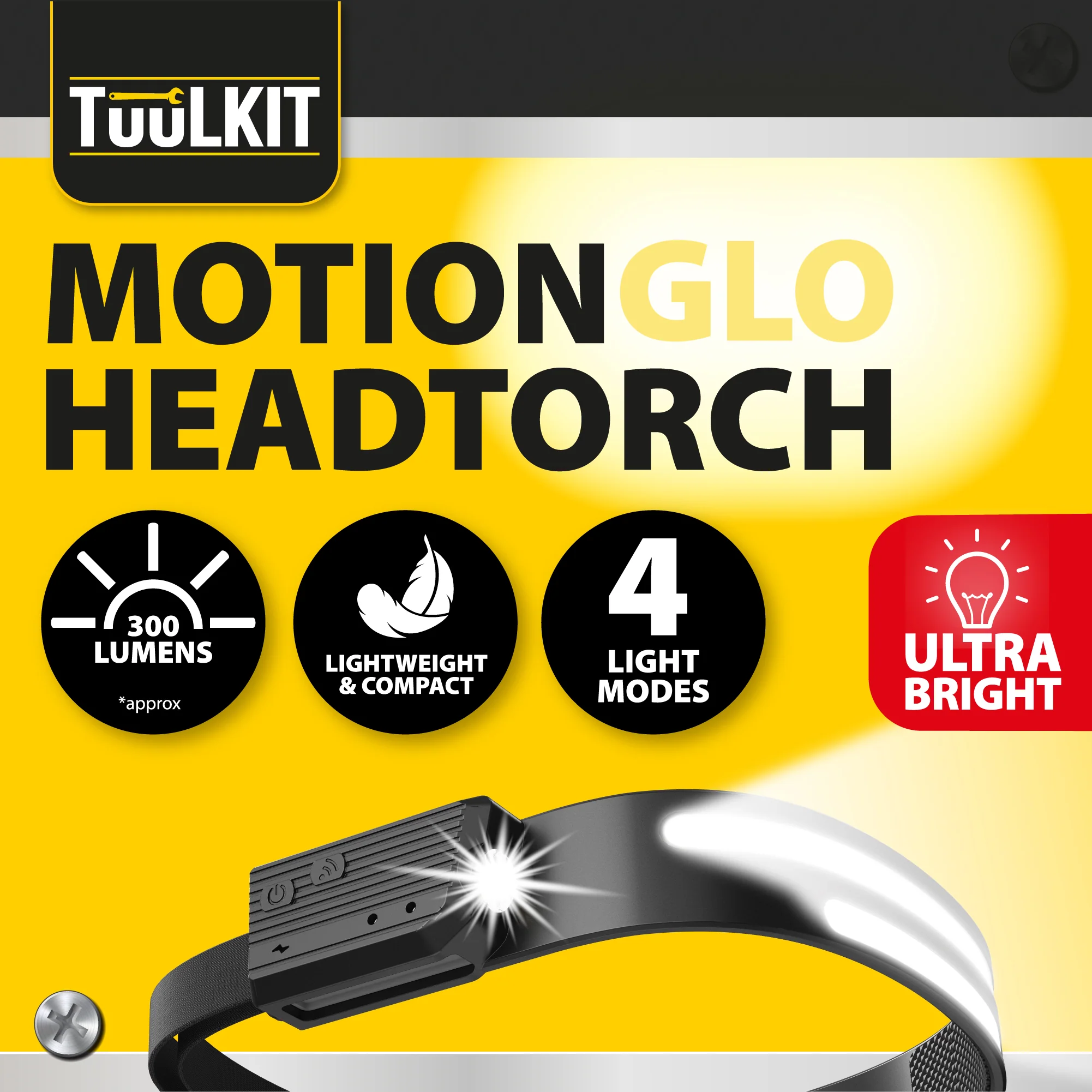 TuuLKit Head Torch with Motion Sensor - Image 3